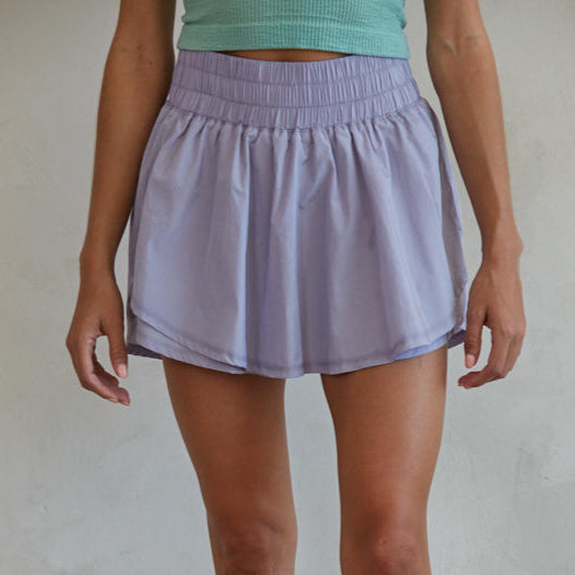 Lavender Nylon Skort