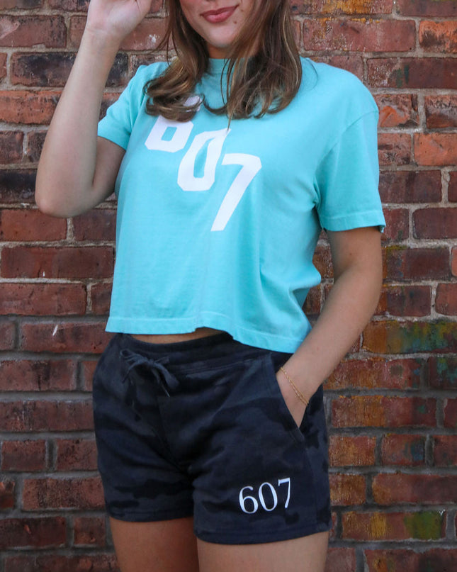 Black Camo Heather 607 Fleece Shorts - Shop Simply Apparel