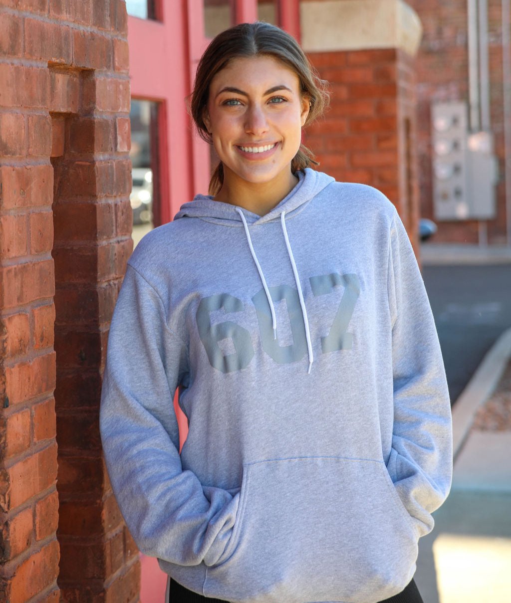 Athletic Grey Heather 607 Hoodie