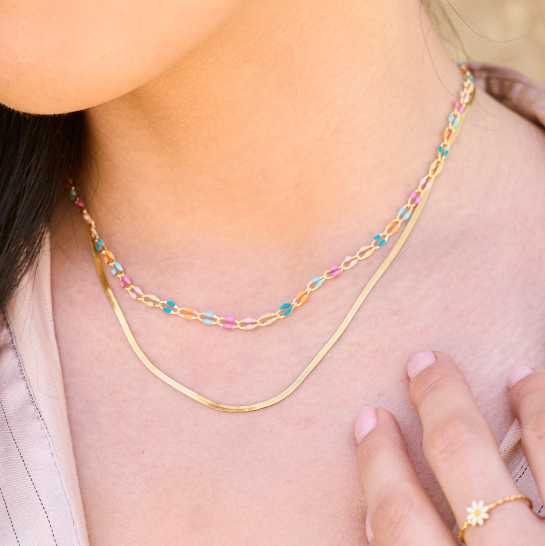 Waterproof Colorful Choker Necklace