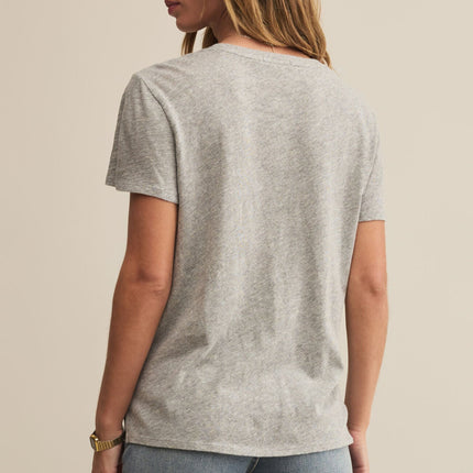Classic Heather Grey Foundation Slub Tee
