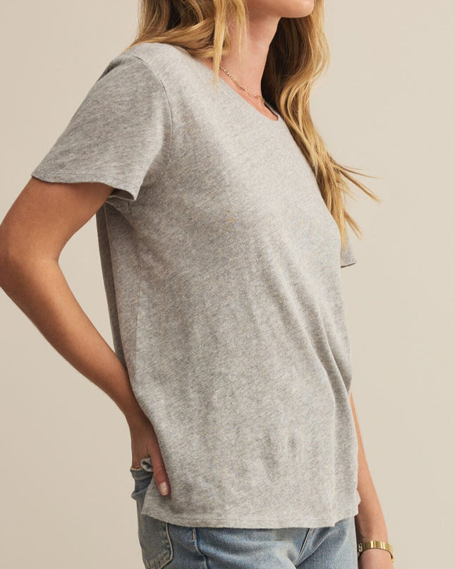 Classic Heather Grey Foundation Slub Tee - Shop Simply Apparel