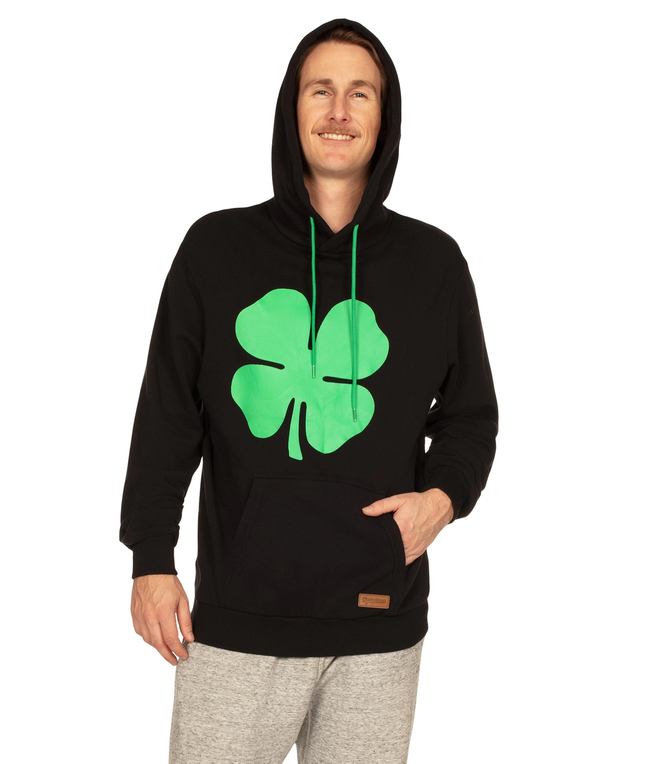 Unisex St. Patrick's Day Four-Leaf Clover Hoodie