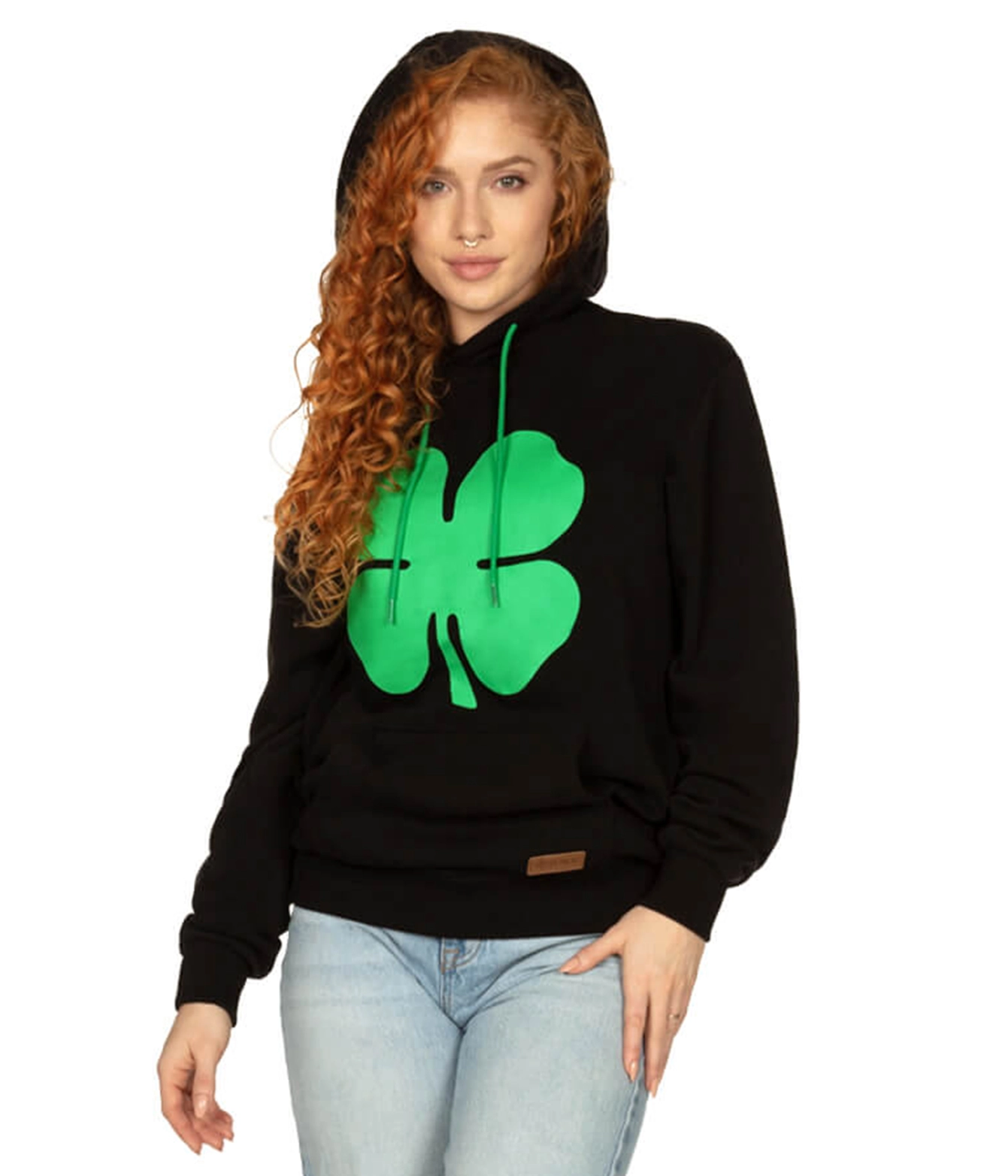 Unisex St. Patrick's Day Four-Leaf Clover Hoodie