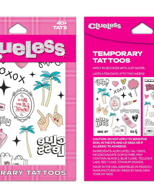 CLUELESS: AS IF Temporary Tattoos