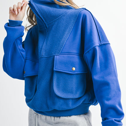 Cobalt Blue Carter Pullover