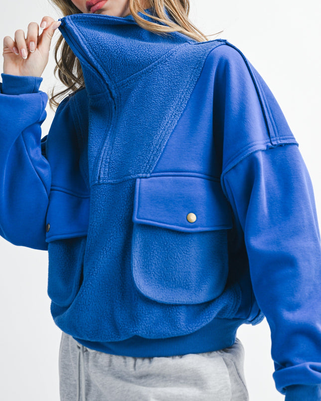 Cobalt Blue Carter Pullover