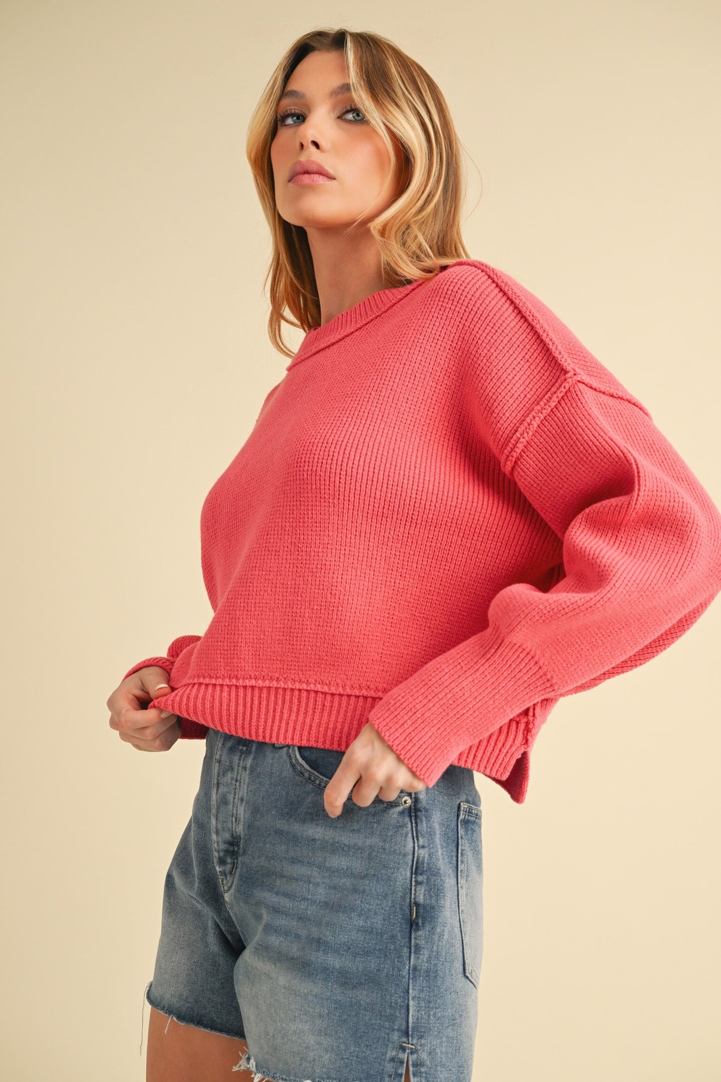 Coral Regina Sweater