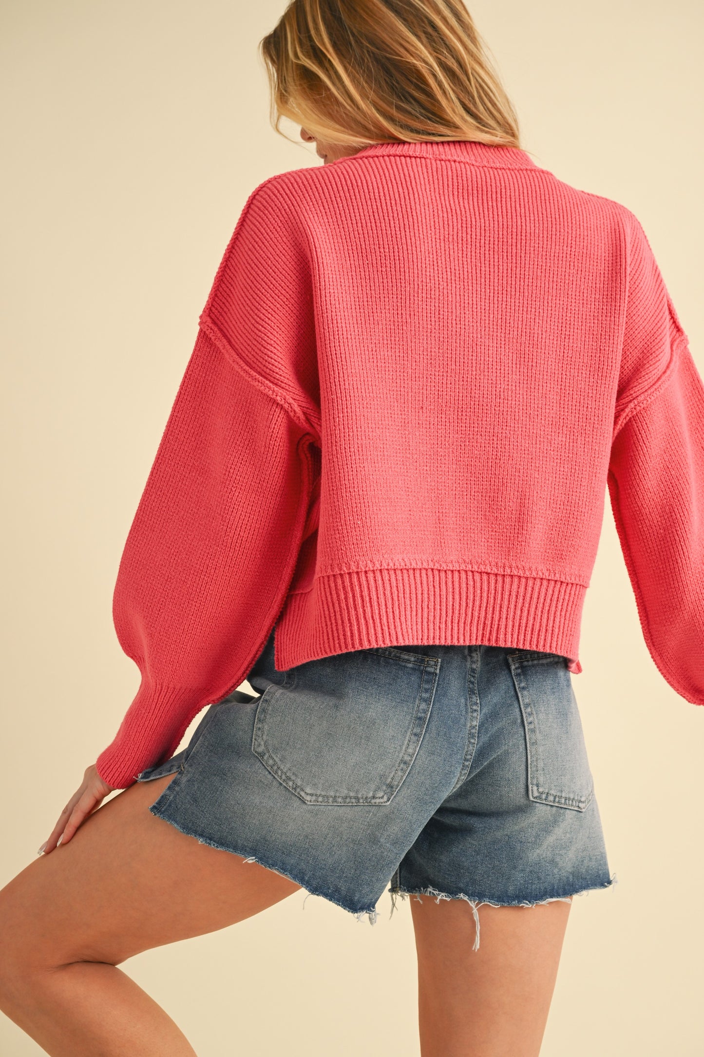 Coral Regina Sweater