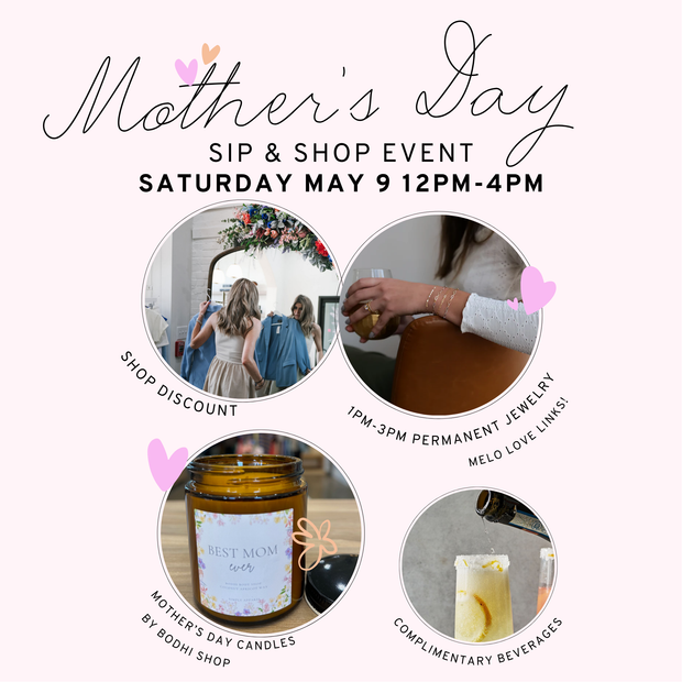 Sip, Shop, Permanent Jewelry, Gifts!