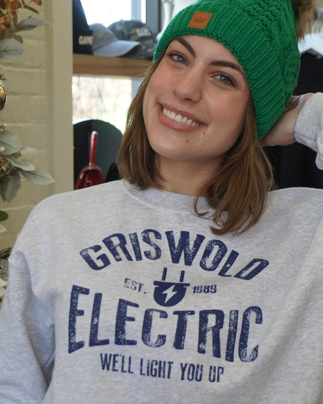 Griswold Heather Gray Electric Sweatshirt - Shop Simply Apparel