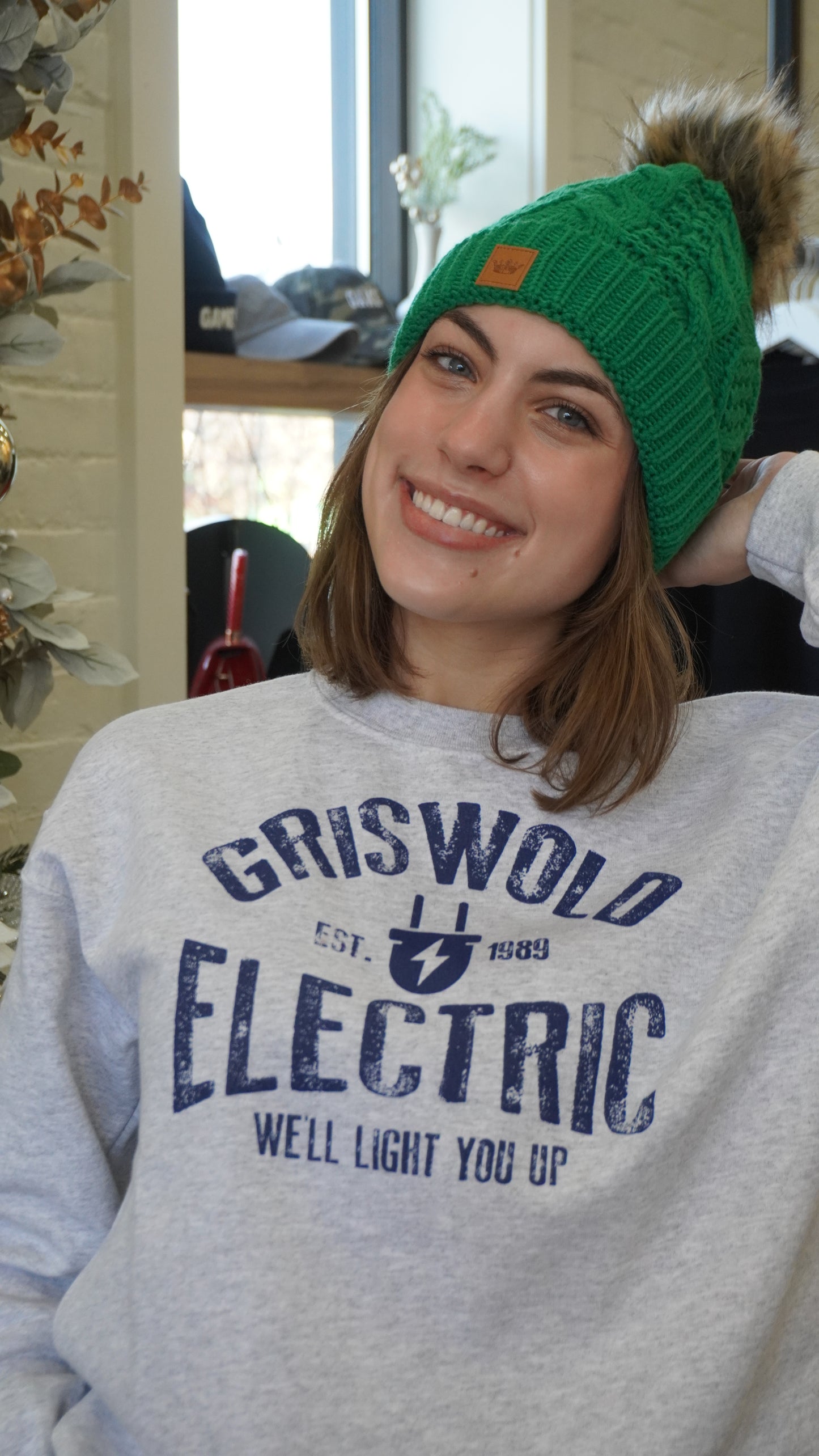 Griswold Heather Gray Electric Sweatshirt