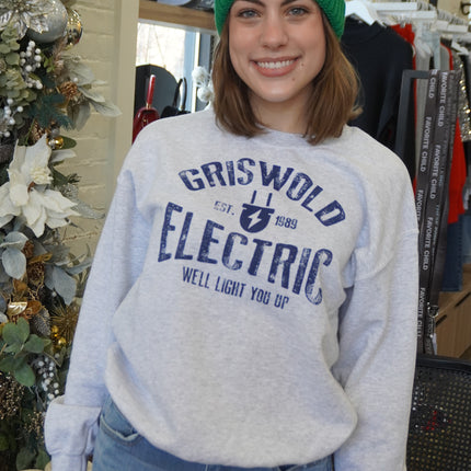 Griswold Heather Gray Electric Sweatshirt - Shop Simply Apparel