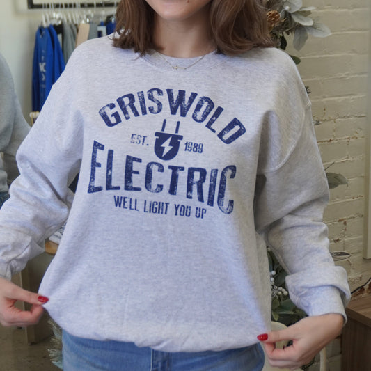 Griswold Heather Gray Electric Sweatshirt