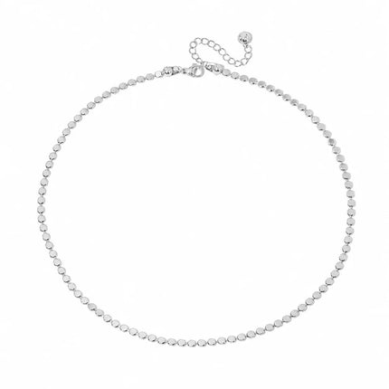 Silver Dakota Disc Chain Waterproof Necklace
