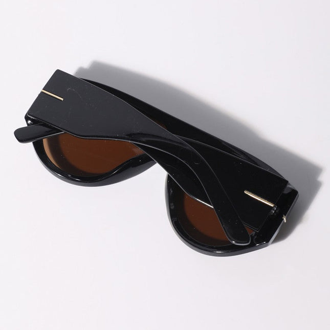 Dark Tinted Aviator Oversized Sunglasses