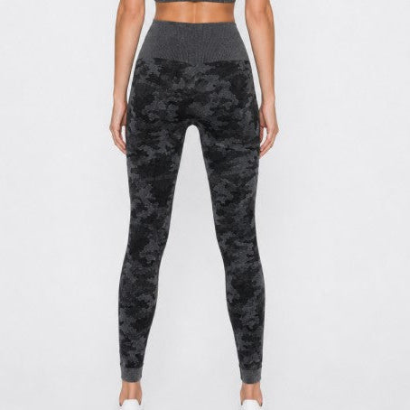 Dark Grey High-Waisted Leggings