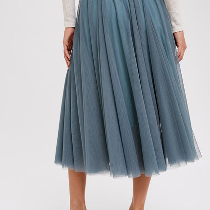 Dark Mint Tulle Midi Skirt - Shop Simply Apparel