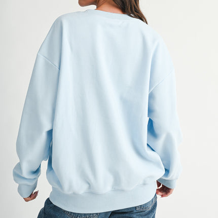 Dejavu Graphic Fleece Sweatshirt