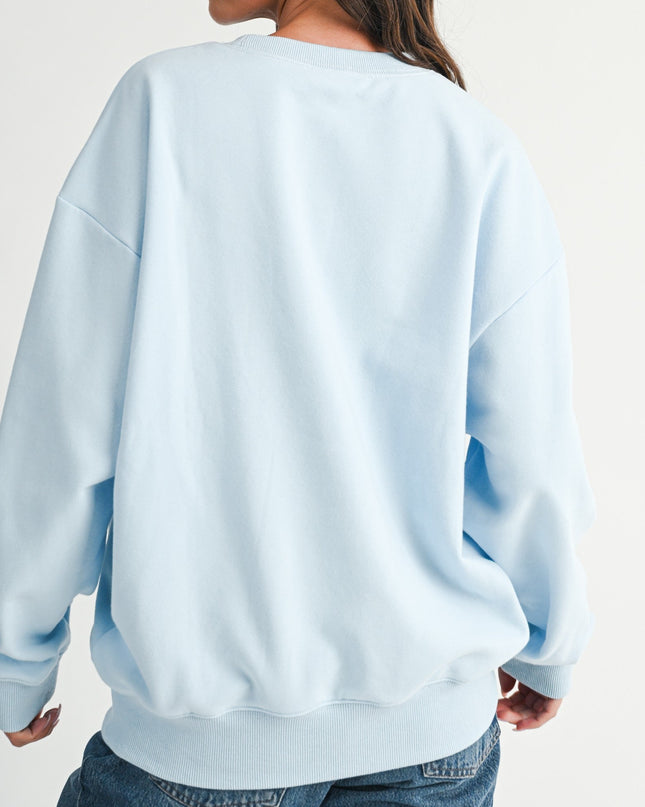 Dejavu Graphic Fleece Sweatshirt