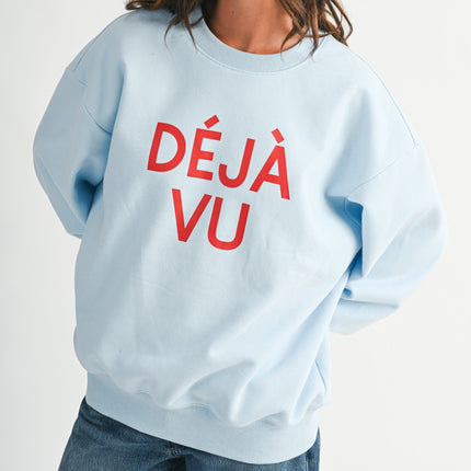 Dejavu Graphic Fleece Sweatshirt