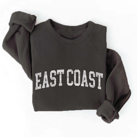 East Coast Black Graphic Sweatshirt