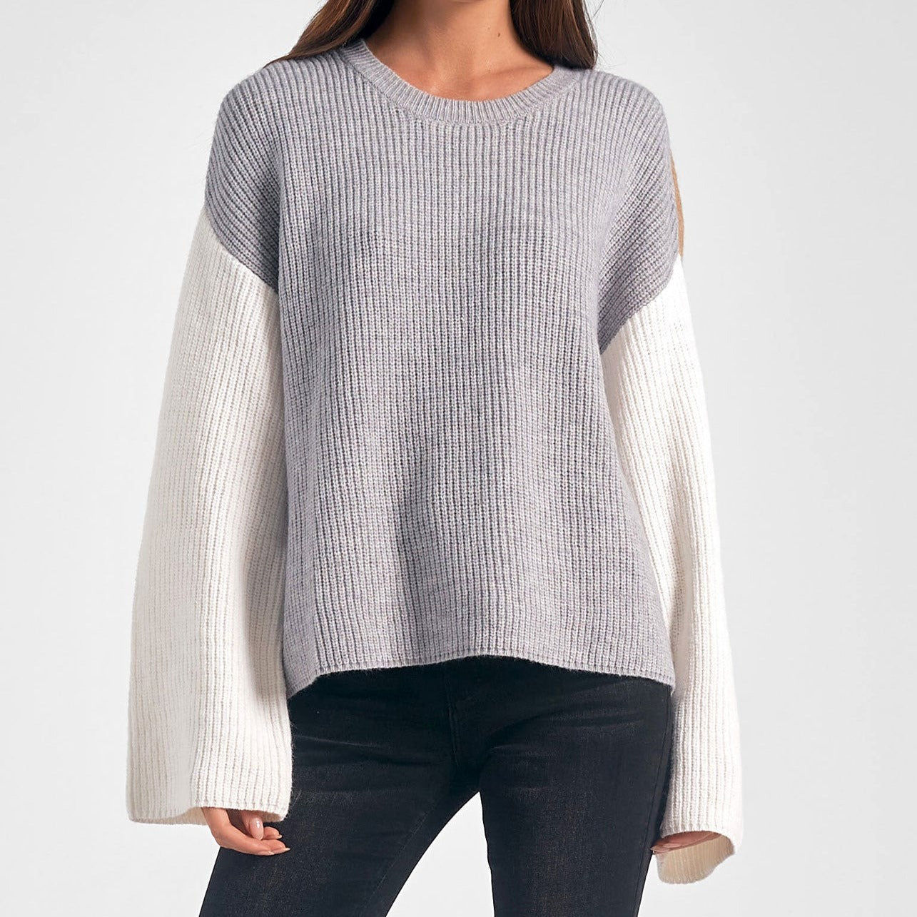 Stephanie Color Block Sweater – Shop Simply Apparel