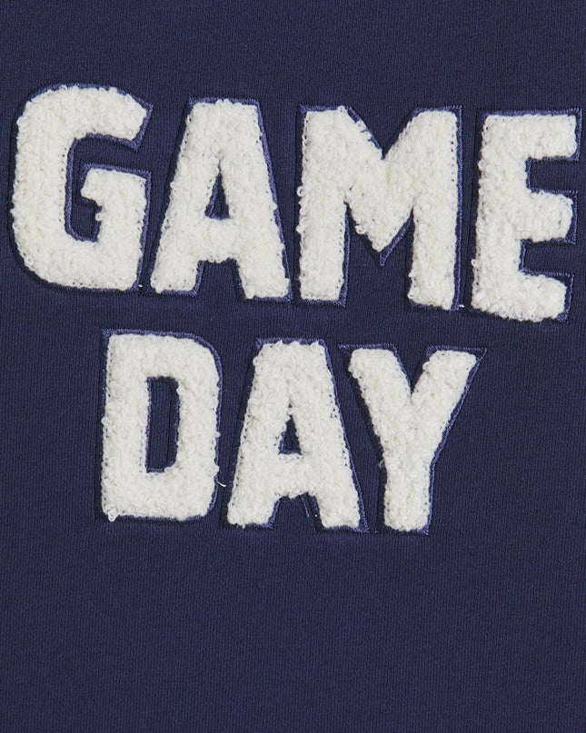 Navy Game Day Terry T-Shirt - Shop Simply Apparel