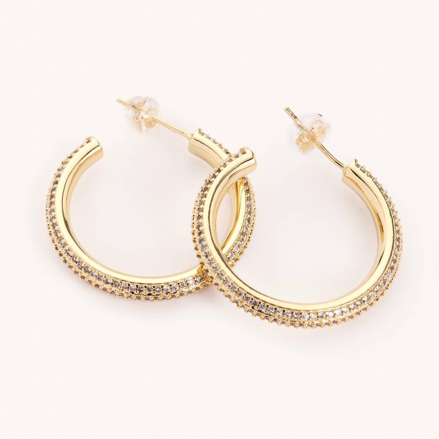 Jennie Gold Hoops