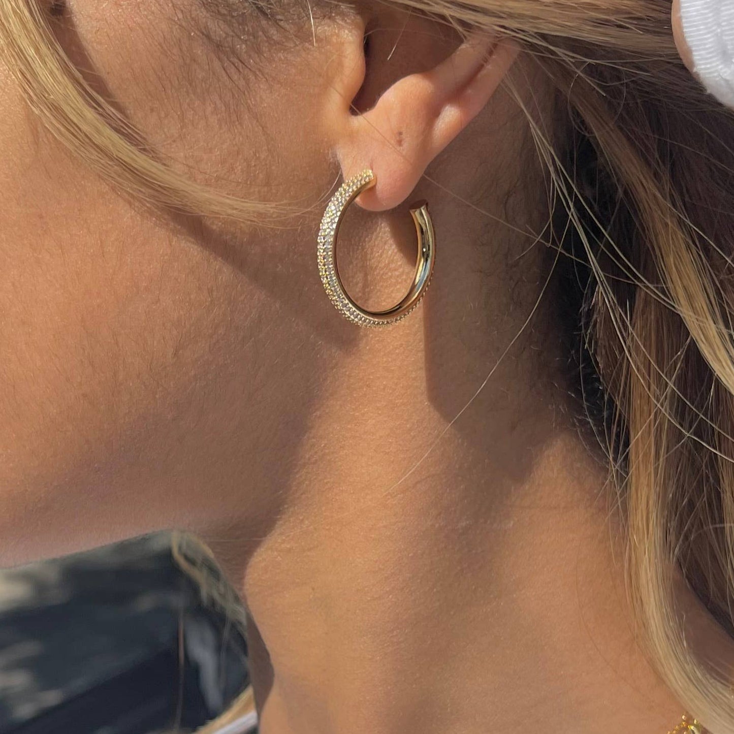 Jennie Gold Hoops