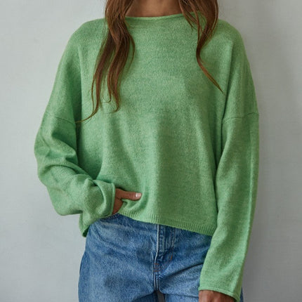 Green Easy Days Ahead Sweater