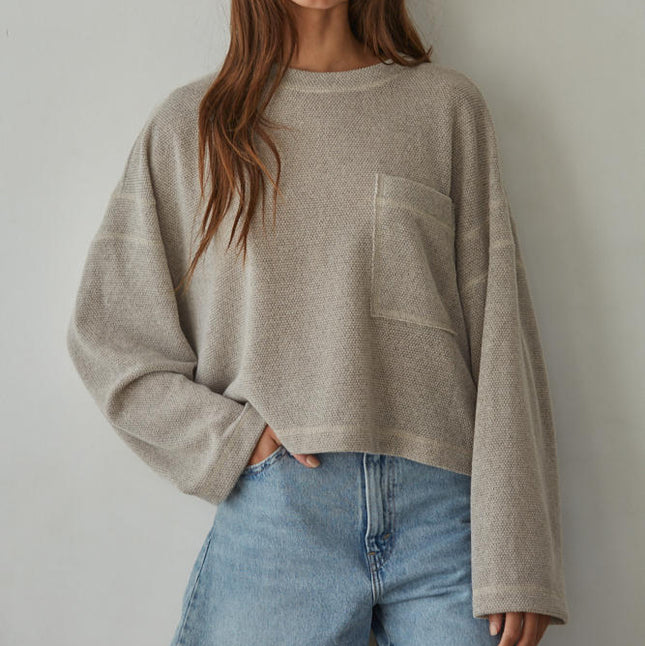 By Together Grey Cameron Top