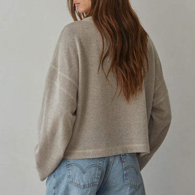 Grey Cameron Pullover Top