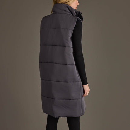 Dark Grey Long Vest