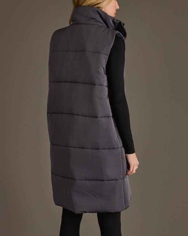 Dark Grey Long Vest