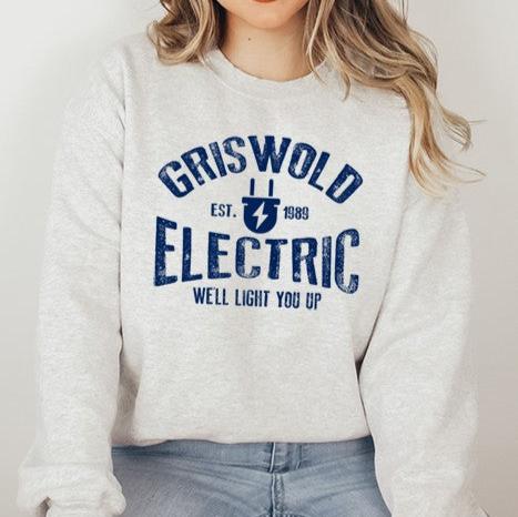 Griswold Heather Gray Electric Sweatshirt - Shop Simply Apparel