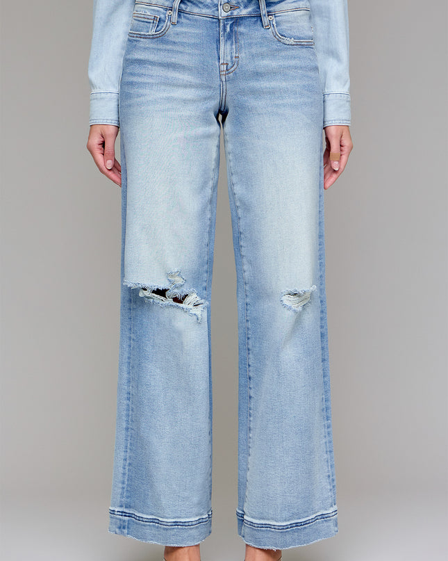 Light Wash Wideleg Jeans
