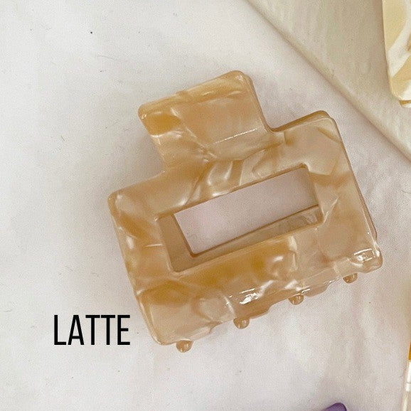 Latte 2 Inch Hair Clip