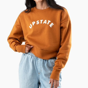 UPSTATE Clay/Ivory Heavyweight Sweatshirt
