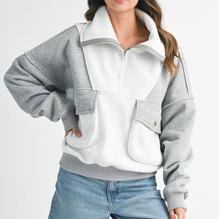 PRE-ORDER Heather Grey Carter Pullover