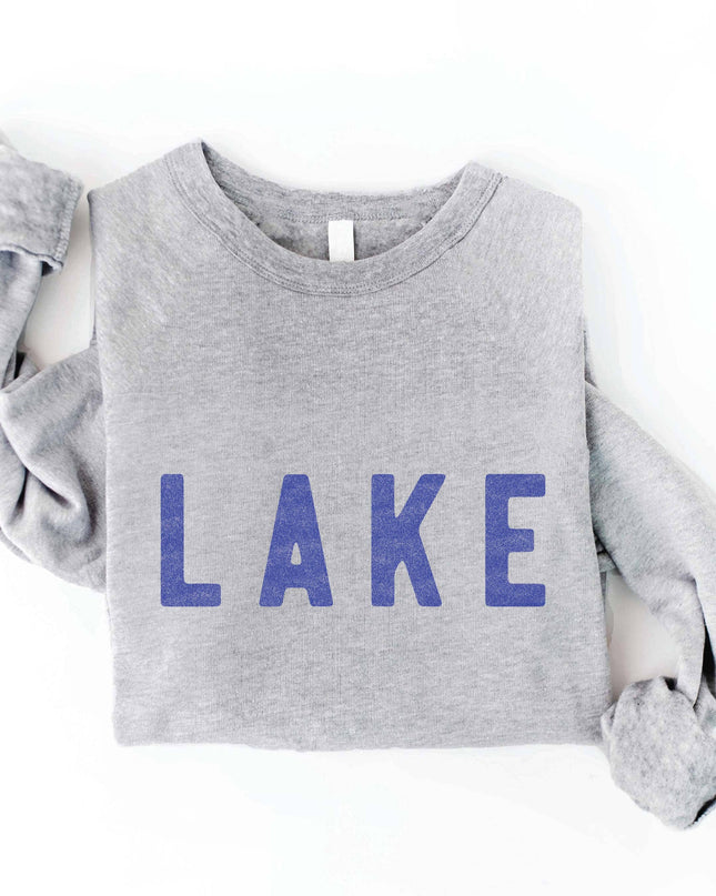 Heather Grey Lake Sweatshirt