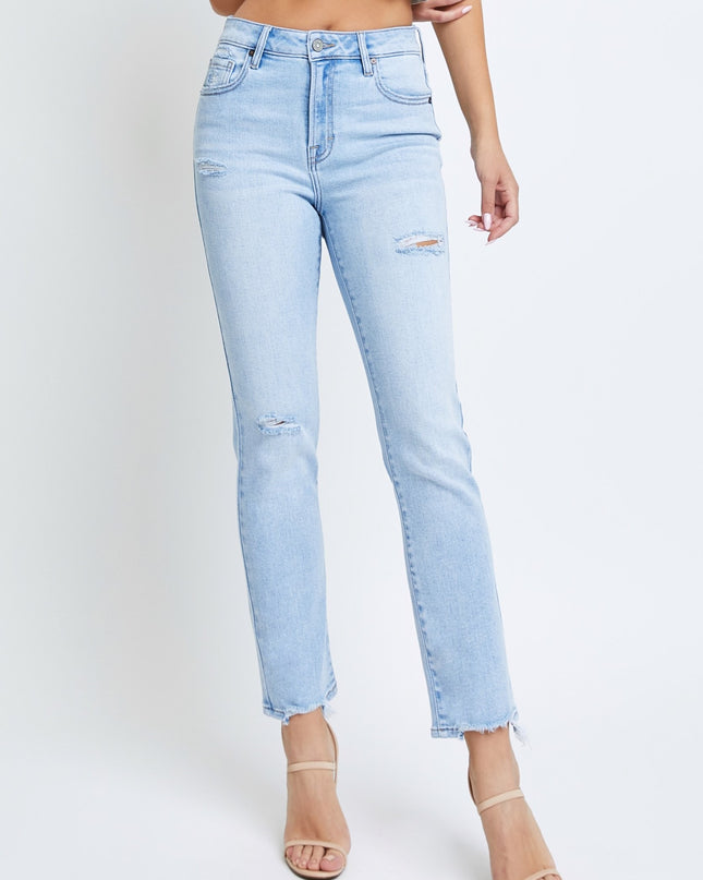 Hidden Jeans Light Wash Stretch Cigarette Skinny - Shop Simply Apparel