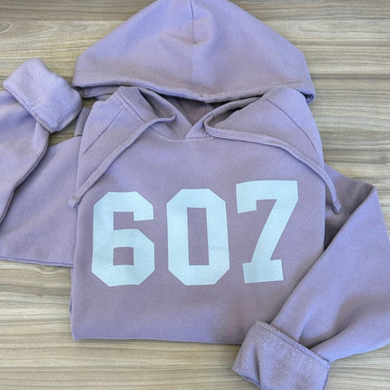 Smoky Amethyst 607 Fleece Hoodie