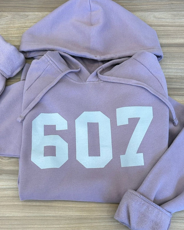 Smoky Amethyst 607 Fleece Hoodie