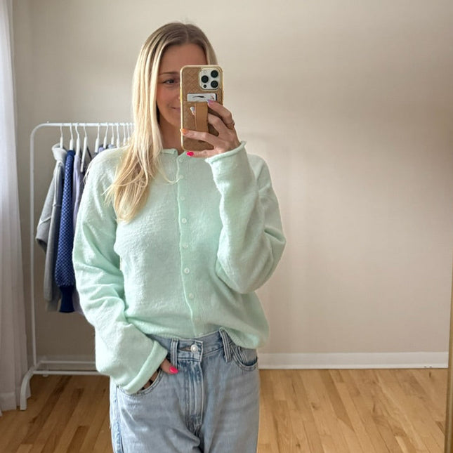 Freshmint Lightweight Buttondown Cardigan