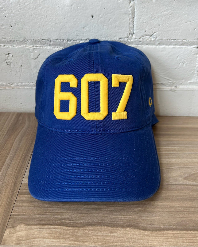 607 Hat Blue with Yellow - Shop Simply Apparel