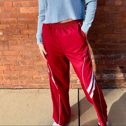 Red Track Pants