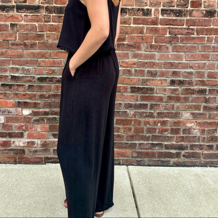 Black Soren Linen Pant - Shop Simply Apparel