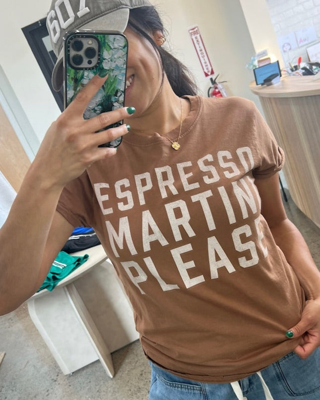 Espresso Martini Please Graphic Tee