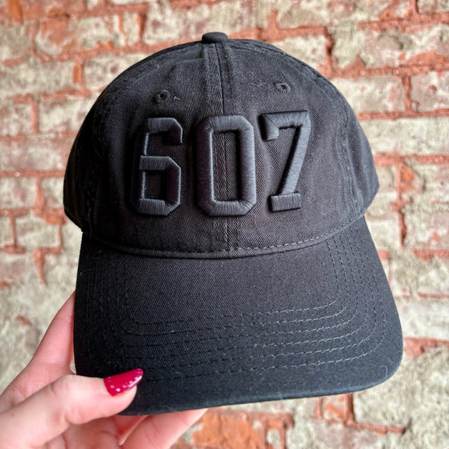 607 Hat Black w/Black
